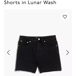 Madewell Curvy High Rise Shorts